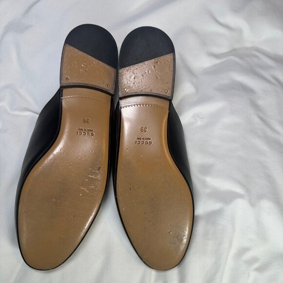 Gucci Princetown Leather Mules Slides in Nero 39 - Picture 6 of 16